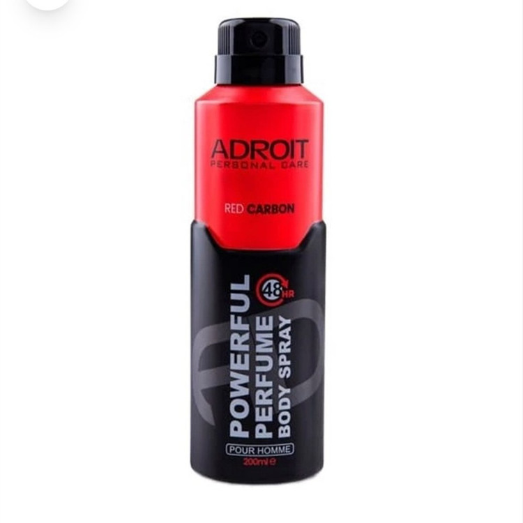 اسپری دئودورانت بدن آقایان ادرویت مدل Red Carbon حجم 200 میلی لیتر