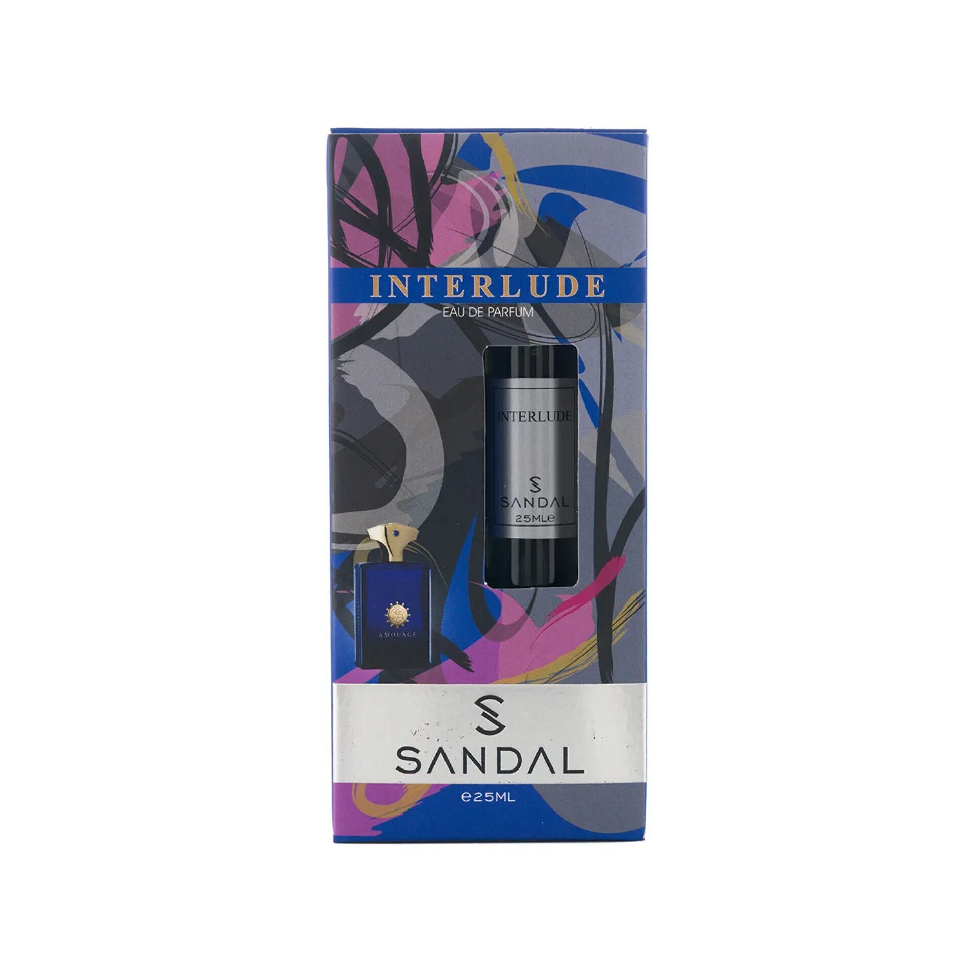عطر جیبی مردانه صندل مدل Interlude حجم 25 میلی لیتر