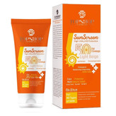 کرم ضد آفتاب تاپ شاپ مدل SPF 50 حجم 50 میلی لیتر - بژ تیره