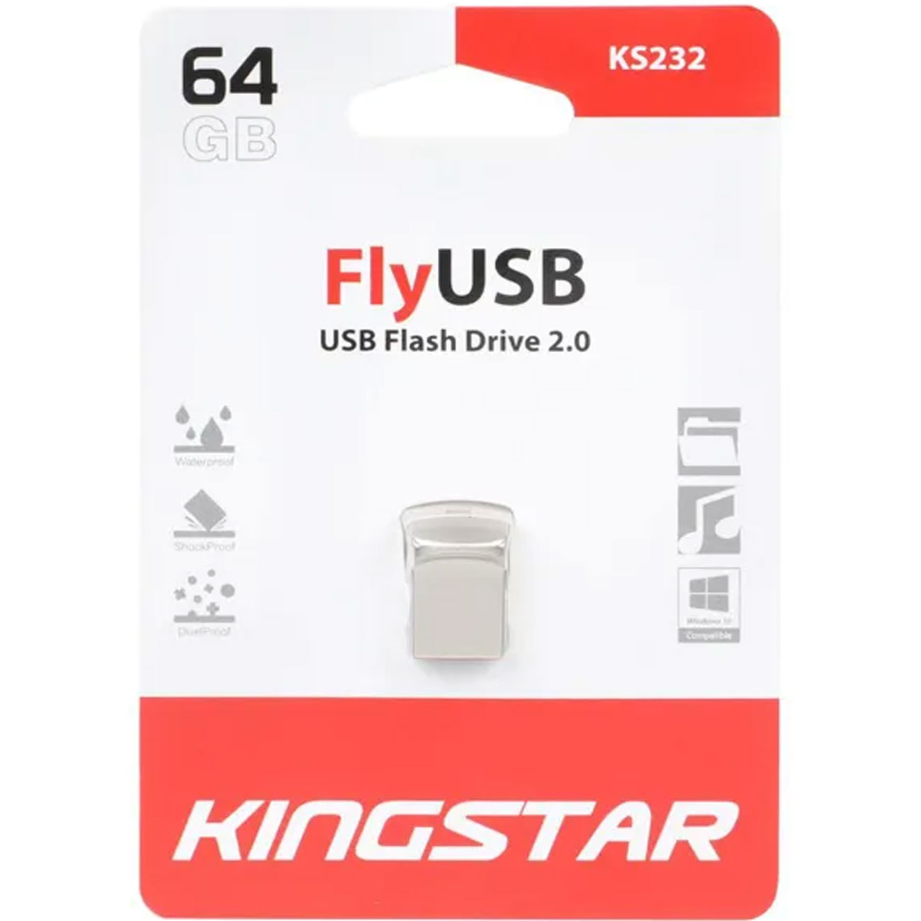 فلش مموری کینگ استار Kingstar مدل KS232 ظرفیت 64 گیگابایت