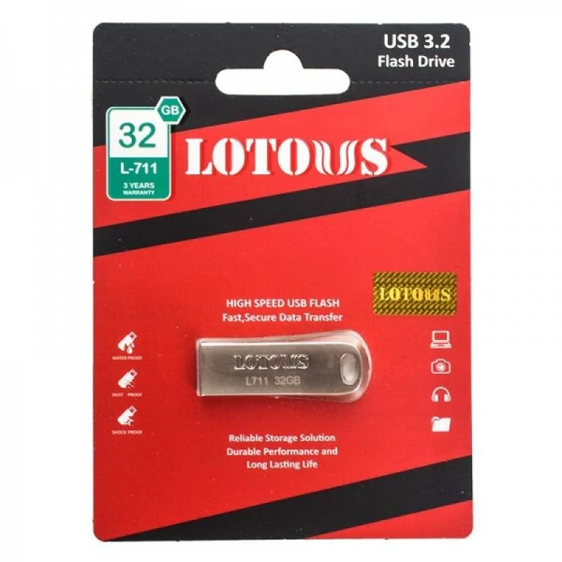فلش مموری 32 گیگ لوتوس usb 3.2 l711