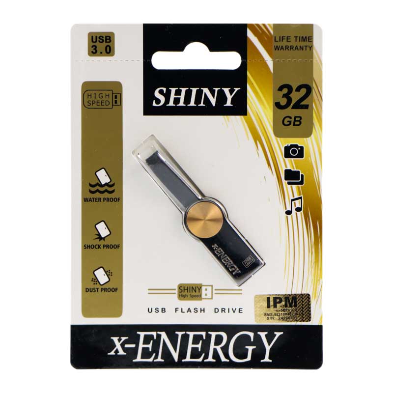 فلش 32 گیگ ایکس-انرژی X-Energy Shiny USB3.0
