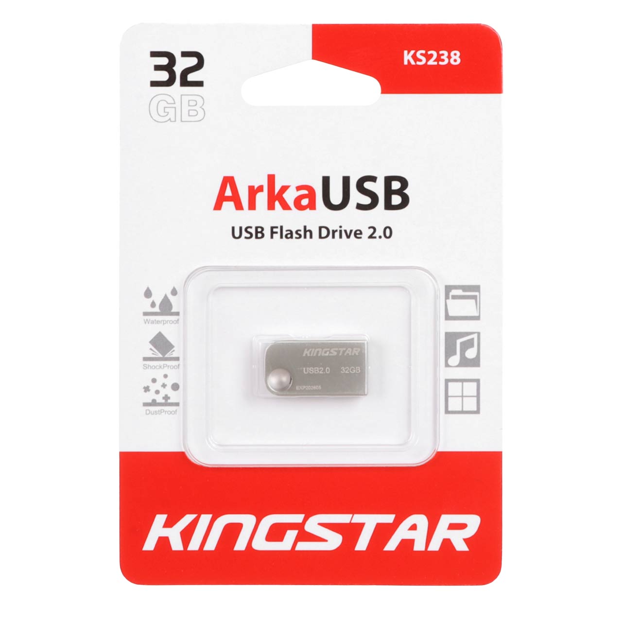 فلش 32 گیگ کینگ استار kingstar arka ks238 usb2
