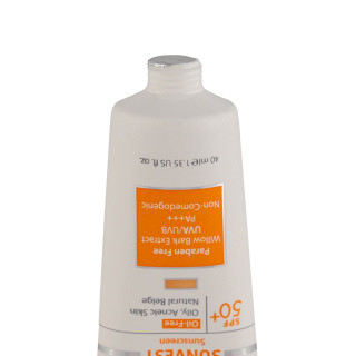 کرم ضد آفتاب رنگ بژ روشن پرودرما با SPF50 مناسب پوست چرب و جوش دار حجم 40 میلی لیتر