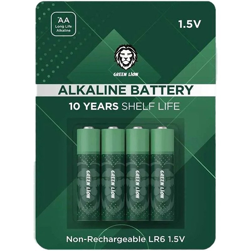 باتری قلمی گرین لاین مدل Green Lion GNAKBAA بسته ۴ عددی